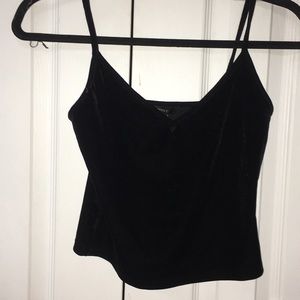 Velvet Crop top